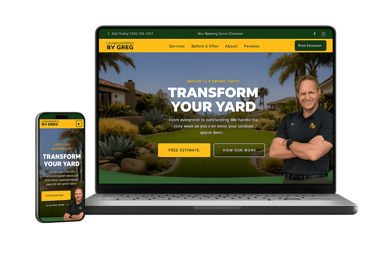 Professional website design for contractors